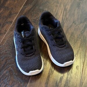 Adidas Black and Gray Mesh Sneakers